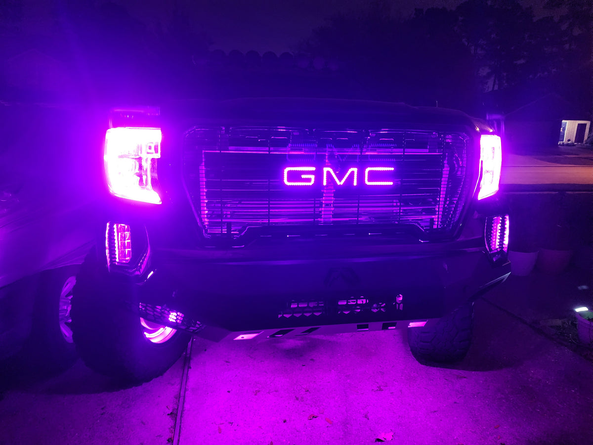 2019-2022 GMC Sierra 1500 Headlights with Fog Lights