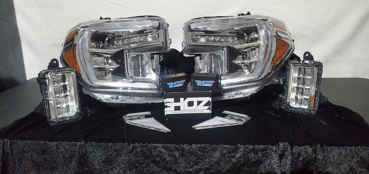 2019-2022 GMC Sierra 1500 Headlights with Fog Lights