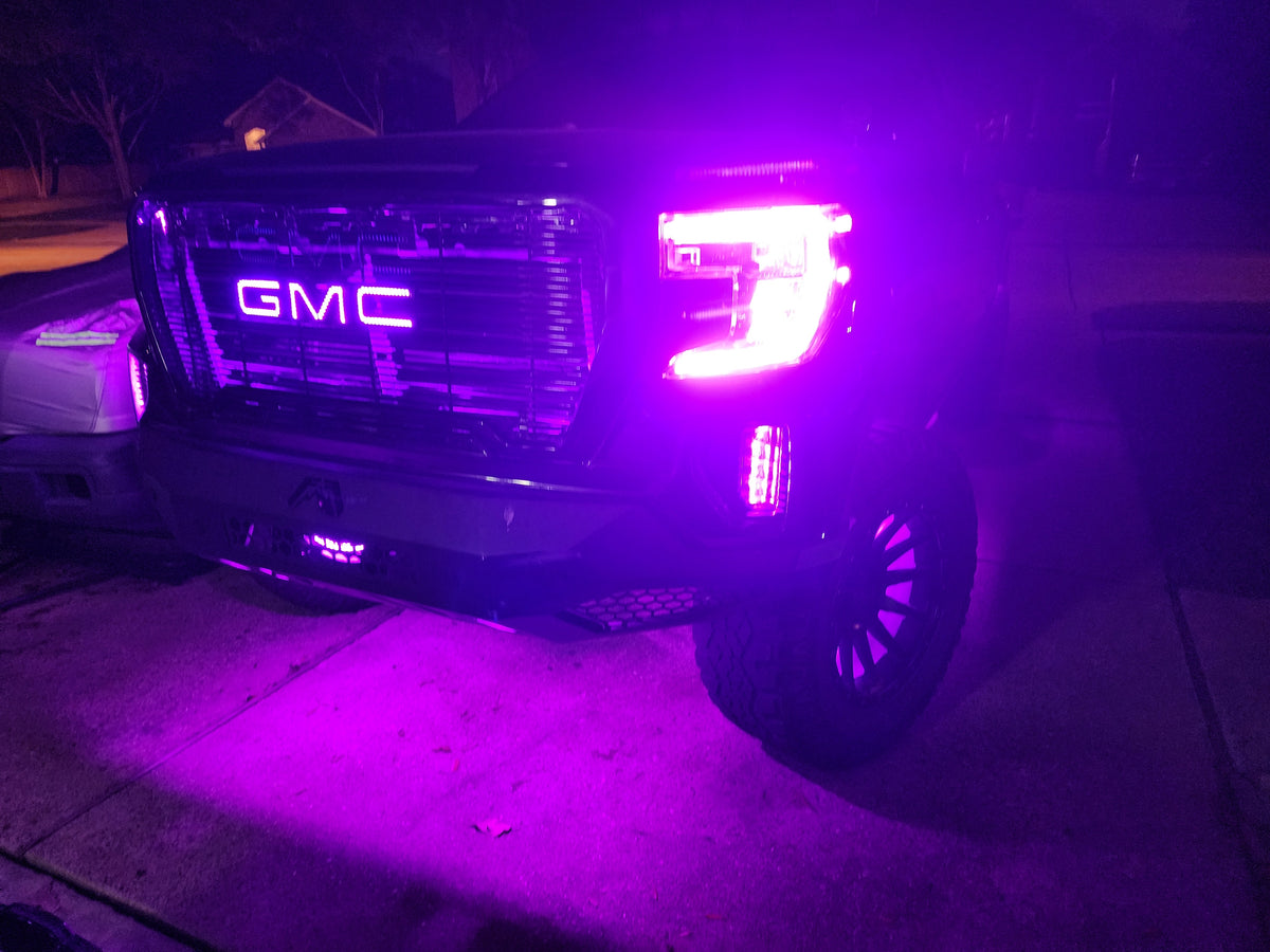 2019-2022 GMC Sierra 1500 Headlights with Fog Lights