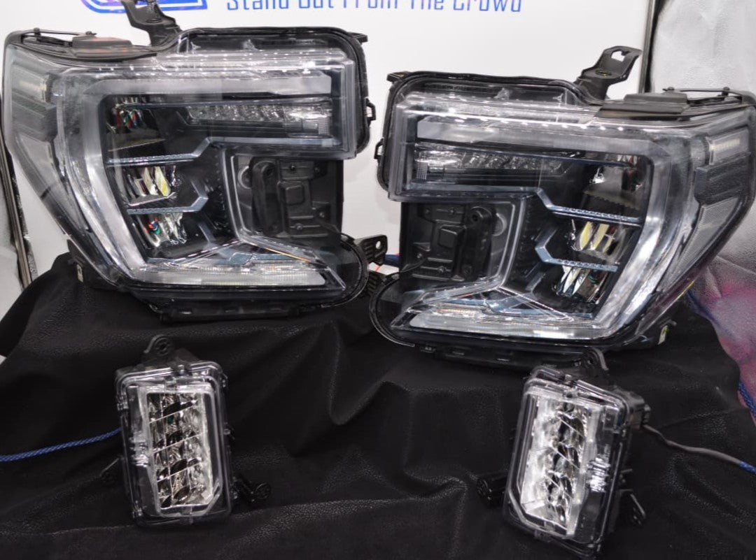 2019-2022 GMC Sierra 1500 Headlights with Fog Lights