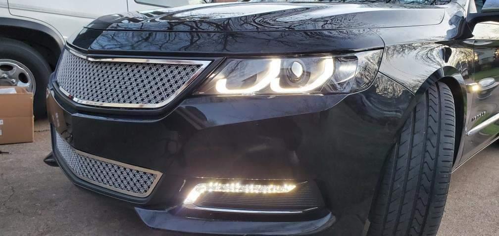 Spyder Projector Headlights Chevy Impala Black or Chrome Housing