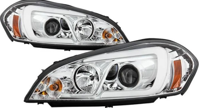 GMSLICKBUILDZ 2006-2014 Chevy Impala/ Monte Carlo RGBW Spyder Light Bar Headlights